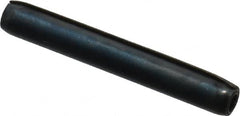 Made in USA - 3/32" Diam x 11/16" Long Coiled Spring Pin - Grade 1070-1090 Alloy Steel, Black Oxide Finish - Caliber Tooling