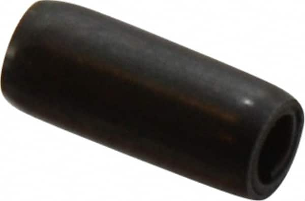 Made in USA - 1/8" Diam x 5/16" Long Coiled Spring Pin - Grade 1070-1090 Alloy Steel, Black Oxide Finish - Caliber Tooling