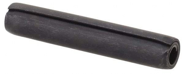 Made in USA - 5/32" Diam x 7/8" Long Coiled Spring Pin - Grade 1070-1090 Alloy Steel, Black Oxide Finish - Caliber Tooling