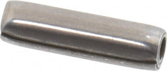 Made in USA - 3/16" Diam x 11/16" Long Coiled Spring Pin - Grade 1070-1090 Alloy Steel, Black Oxide Finish - Caliber Tooling