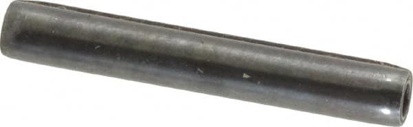 Made in USA - 3/16" Diam x 1-1/4" Long Coiled Spring Pin - Grade 1070-1090 Alloy Steel, Black Oxide Finish - Caliber Tooling