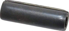 Made in USA - 5/16" Diam x 1" Long Coiled Spring Pin - Grade 1070-1090 Alloy Steel, Black Oxide Finish - Caliber Tooling