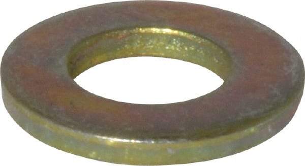 Value Collection - 3/8" Screw, Grade 9 Steel SAE Flat Washer - Zinc Yellow Dichromate Finish - Caliber Tooling