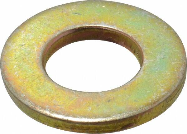 Made in USA - 7/16" Screw, Grade 9 Steel SAE Flat Washer - Caliber Tooling