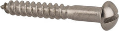 Value Collection - #8, 1-1/4" Length Under Head, Slotted Drive, Round Head Wood Screw - Caliber Tooling