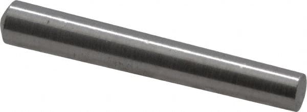 Value Collection - Size 4/0, 0.0934" Small End Diam, 0.109" Large End Diam, Uncoated Steel Taper Pin - Grade C-12L14, 3/4" OAL, 3/4 Pin Length - Caliber Tooling