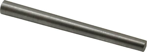 Value Collection - Size 8, 0.388" Small End Diam, 0.492" Large End Diam, Uncoated Steel Taper Pin - Grade C-12L14, 5" OAL, 5 Pin Length - Caliber Tooling