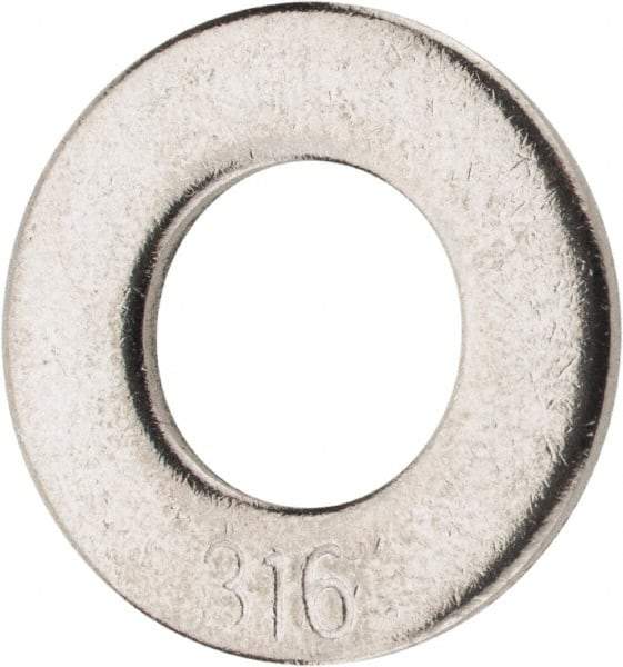 Value Collection - 5/16" Screw, Grade 316 Stainless Steel Standard Flat Washer - 11/32" ID x 11/16" OD, 0.065" Thick - Caliber Tooling