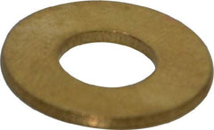 Value Collection - #20 Screw, Brass Standard Flat Washer - 0.334" ID x 3/4" OD, 0.056" Thick, Plain Finish - Caliber Tooling