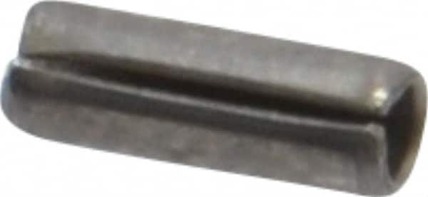 Value Collection - 1/16" Diam x 3/16" Long Slotted Spring Pin - Grade 420 Stainless Steel, Bright Finish - Caliber Tooling