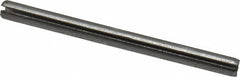 Value Collection - 1/16" Diam x 7/8" Long Slotted Spring Pin - Grade 420 Stainless Steel, Bright Finish - Caliber Tooling