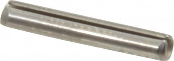 Value Collection - 5/64" Diam x 1/2" Long Slotted Spring Pin - Grade 420 Stainless Steel, Bright Finish - Caliber Tooling