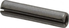 Value Collection - 3/32" Diam x 7/16" Long Slotted Spring Pin - Grade 420 Stainless Steel, Bright Finish - Caliber Tooling