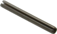 Made in USA - 3/32" Diam x 7/8" Long Slotted Spring Pin - Grade 420 Stainless Steel, Bright Finish - Caliber Tooling