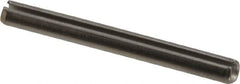 Made in USA - 1/8" Diam x 1-1/4" Long Slotted Spring Pin - Grade 420 Stainless Steel, Bright Finish - Caliber Tooling