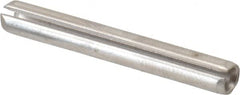 Made in USA - 5/32" Diam x 1-1/4" Long Slotted Spring Pin - Grade 420 Stainless Steel, Bright Finish - Caliber Tooling