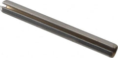 Made in USA - 5/32" Diam x 1-1/2" Long Slotted Spring Pin - Grade 420 Stainless Steel - Caliber Tooling