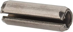 Made in USA - 7/32" Diam x 5/8" Long Slotted Spring Pin - Grade 420 Stainless Steel, Bright Finish - Caliber Tooling