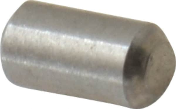 Value Collection - 3/32" Diam x 3/16" Pin Length 18-8 Stainless Steel Standard Dowel Pin - Bright Finish - Caliber Tooling