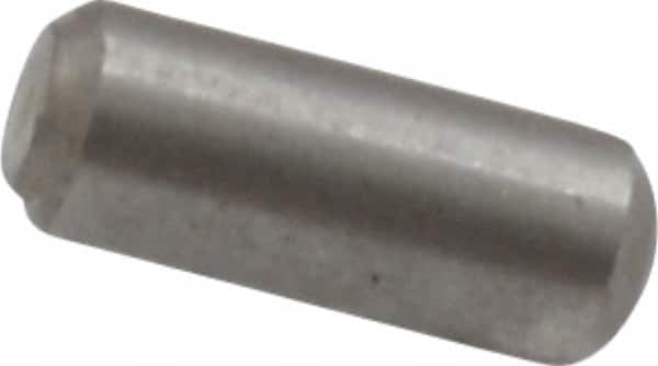 Value Collection - 3/32" Diam x 1/4" Pin Length 18-8 Stainless Steel Standard Dowel Pin - Bright Finish - Caliber Tooling