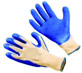 Heavy Duty Latex Coated Gloves - Large (dozen pair) - Caliber Tooling