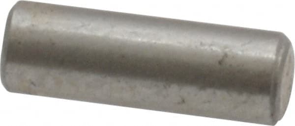 Value Collection - 1/8" Diam x 3/8" Pin Length 18-8 Stainless Steel Standard Dowel Pin - Bright Finish - Caliber Tooling