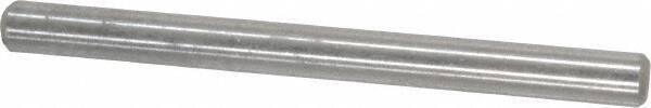 Value Collection - 1/8" Diam x 1-1/2" Pin Length 18-8 Stainless Steel Standard Dowel Pin - Bright Finish - Caliber Tooling