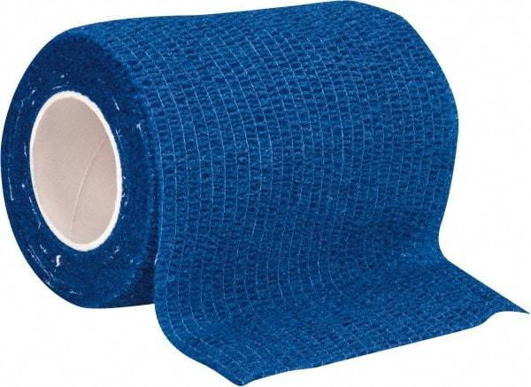 North - 5 Yd Long x 3" Wide, General Purpose Wrap - Blue, Nonwoven Bandage - Caliber Tooling