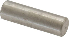 Value Collection - 3/8" Diam x 1-1/4" Pin Length 18-8 Stainless Steel Standard Dowel Pin - Bright Finish - Caliber Tooling