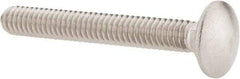 Value Collection - 1/4-20 UNC 2" Length Under Head, Standard Square Neck, Carriage Bolt - 18-8 Stainless Steel, Uncoated - Caliber Tooling