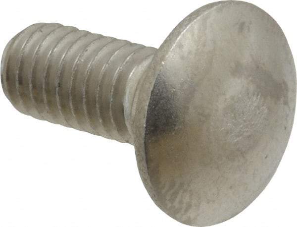 Value Collection - 5/16-18 UNC 3/4" Length Under Head, Standard Square Neck, Carriage Bolt - 18-8 Stainless Steel, Uncoated - Caliber Tooling