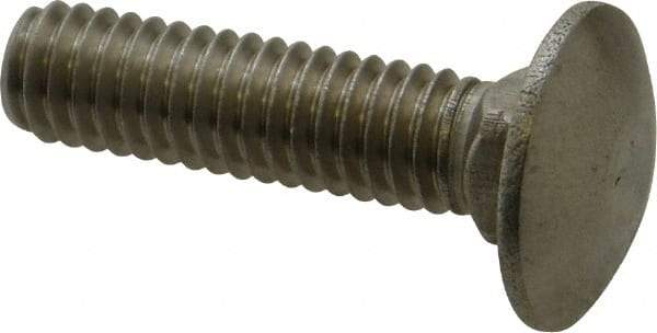 Value Collection - 5/16-18 UNC 1-1/4" Length Under Head, Standard Square Neck, Carriage Bolt - 18-8 Stainless Steel, Uncoated - Caliber Tooling