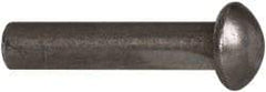 RivetKing - 3/16" Body Diam, Countersunk Uncoated Steel Solid Rivet - 7/8" Length Under Head, 90° Countersunk Head Angle - Caliber Tooling