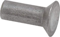 RivetKing - 3/16" Body Diam, Countersunk Uncoated Steel Solid Rivet - 1/2" Length Under Head, 90° Countersunk Head Angle - Caliber Tooling