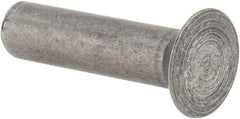 RivetKing - 3/16" Body Diam, Countersunk Steel Solid Rivet - 3/4" Length Under Head, 90° Countersunk Head Angle - Caliber Tooling