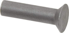 RivetKing - 1/4" Body Diam, Countersunk Uncoated Steel Solid Rivet - 1" Length Under Head, 90° Countersunk Head Angle - Caliber Tooling