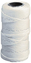 Value Collection - Nylon Braided Twine - 110 Lbs. Breaking Strength, Yellow - Caliber Tooling