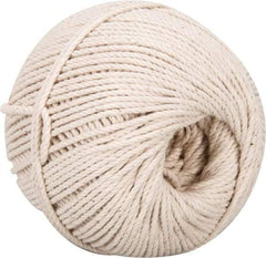 Made in USA - 0.08 Inch Diameter, Seine Cable Cord Twine - 61 Lbs. Breaking Strength, White, 470 Ft. per Lb. - Caliber Tooling