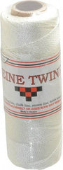 Value Collection - 0.046 Inch Diameter, Seine Twine Spool - 105 Lbs. Breaking Strength, White, 1,800 Ft. per Lb. - Caliber Tooling