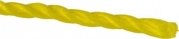 Value Collection - 2,400' Max Length Polypropylene Rope - 3/16" Diam, 81 Lb Capacity - Caliber Tooling