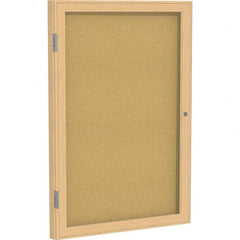 Ghent - Cork Bulletin Boards Style: Enclosed Cork Bulletin Boards Color: Natural Cork - Caliber Tooling