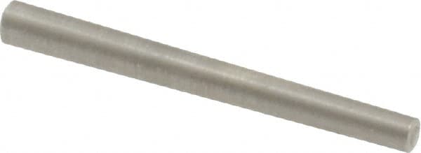 Value Collection - Size 6/0, 0.0624" Small End Diam, 0.078" Large End Diam, Passivated Stainless Steel Taper Pin - Caliber Tooling