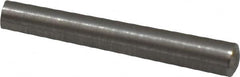 Value Collection - Size 4/0, 0.0934" Small End Diam, 0.109" Large End Diam, Passivated Stainless Steel Taper Pin - Grade 303, 18-8, 3/4" OAL, 3/4 Pin Length - Caliber Tooling