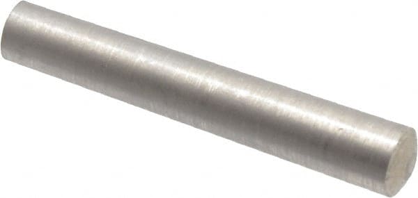 Value Collection - Size 3/0, 0.1094" Small End Diam, 0.125" Large End Diam, Passivated Stainless Steel Taper Pin - Grade 303, 18-8, 3/4" OAL, 3/4 Pin Length - Caliber Tooling