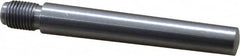 Value Collection - Size 7, 0.407" Large End Diam, Uncoated Steel 3/8-24 Threaded Taper Pin - Grade C-12L14, 2-1/2 Pin Length - Caliber Tooling