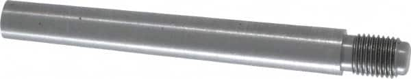 Value Collection - Size 7, 0.407" Large End Diam, Uncoated Steel 3/8-24 Threaded Taper Pin - Grade C-12L14, 3 Pin Length - Caliber Tooling