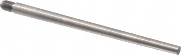 Value Collection - Size 7, 0.407" Large End Diam, Uncoated Steel 3/8-24 Threaded Taper Pin - Grade C-12L14, 6 Pin Length - Caliber Tooling