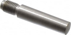 Value Collection - Size 8, 0.49" Large End Diam, Uncoated Steel 7/16-20 Threaded Taper Pin - Grade C-12L14, 1-3/4 Pin Length - Caliber Tooling