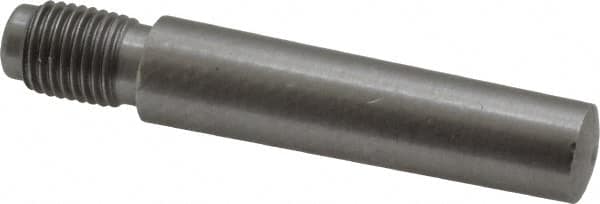 Value Collection - Size 8, 0.49" Large End Diam, Uncoated Steel 7/16-20 Threaded Taper Pin - Grade C-12L14, 2 Pin Length - Caliber Tooling