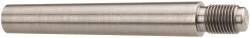 Value Collection - Size 9, 0.589" Large End Diam, Uncoated Steel 1/2-20 Threaded Taper Pin - Grade C-12L14, 3-1/2 Pin Length - Caliber Tooling